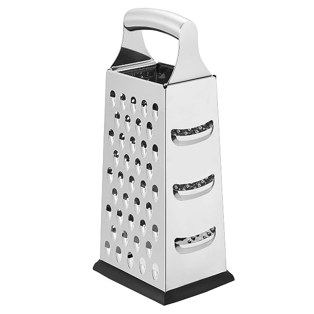 Grattugia in acciaio inox Amazon Basics da 22,9 cm