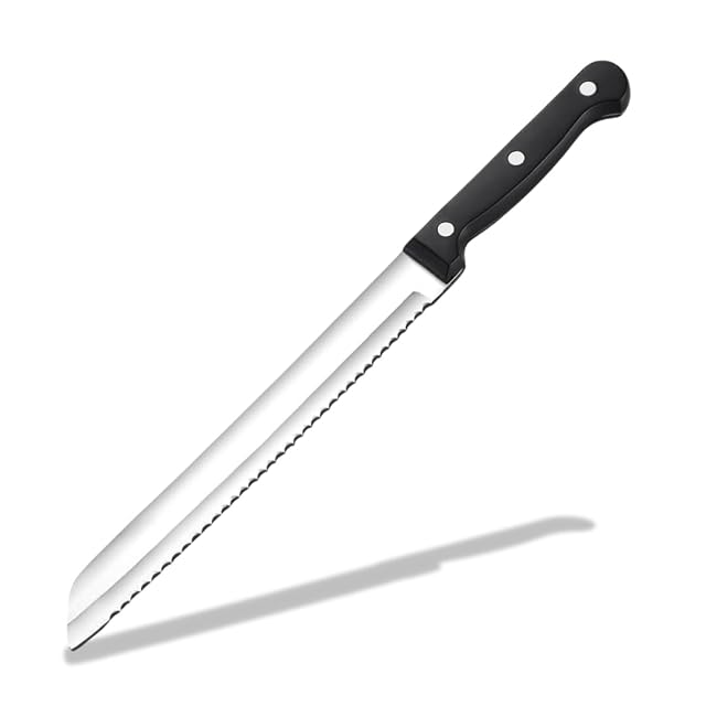 Coltello da pane seghettato in acciaio inox PARENCE da 30 cm