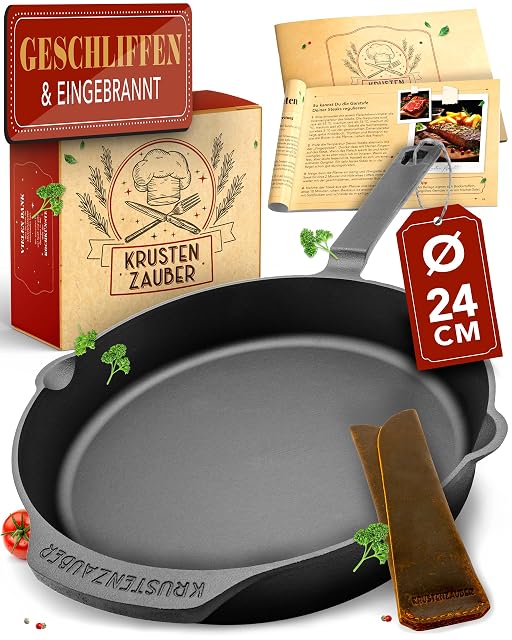 Padella in ghisa rettificata KRUSTENZAUBER da 24 cm