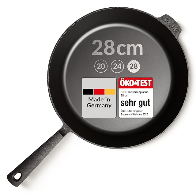 Padella in ghisa STUR da 28 cm made in Germany