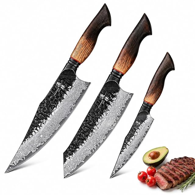 Set di coltelli in Damasco Minamoto Zen OKAMI