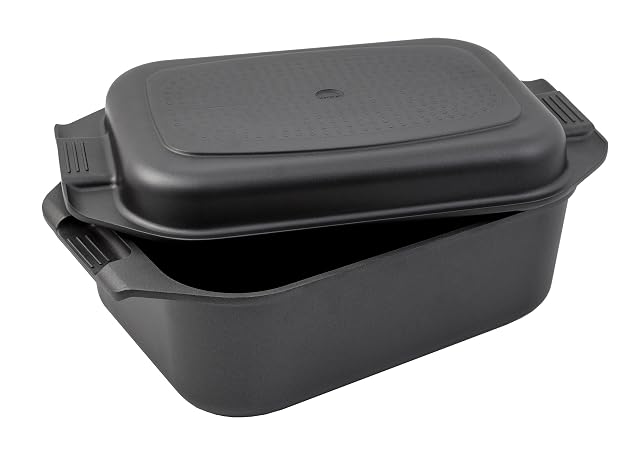 Rostiera in alluminio pressofuso Karcher da 8,7 litri con coperchio