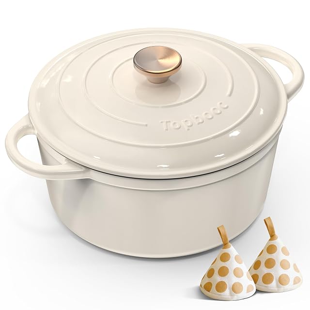 Cocotte in ghisa smaltata Topbooc da 26 cm e 5 litri