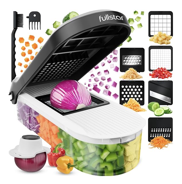 Mandolina e tagliaverdure fullstar Pro Core con contenitore
