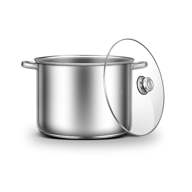 Pentola alta in acciaio inox Ribelli 500576 da 32 cm e 20 litri