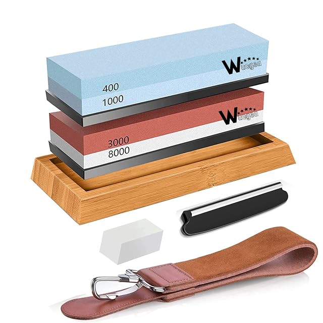 Set di pietre per affilare wucgea 400/1000 e 3000/8000
