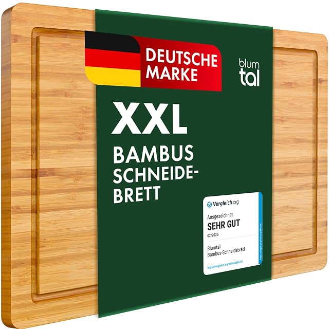 Tagliere in bambù Blumtal da 45 × 30 cm