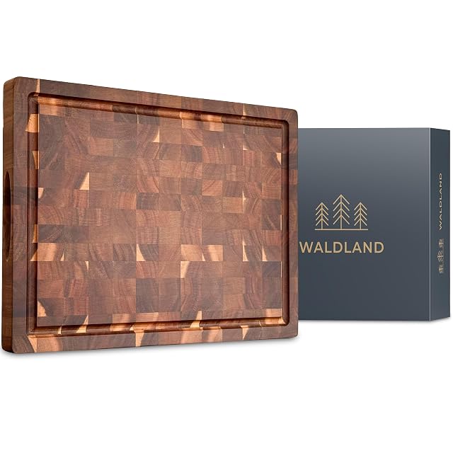 Tagliere in acacia di testa Waldland da 40 × 30 × 3 cm
